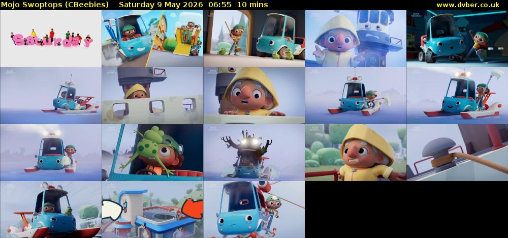 Mojo Swoptops (CBeebies) Saturday 9 May 2026 06:55 - 07:05