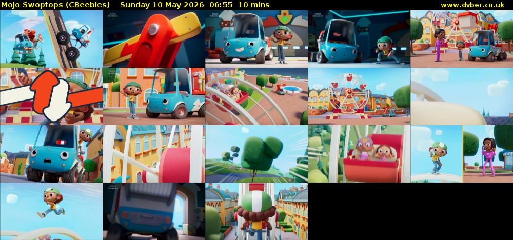 Mojo Swoptops (CBeebies) Sunday 10 May 2026 06:55 - 07:05