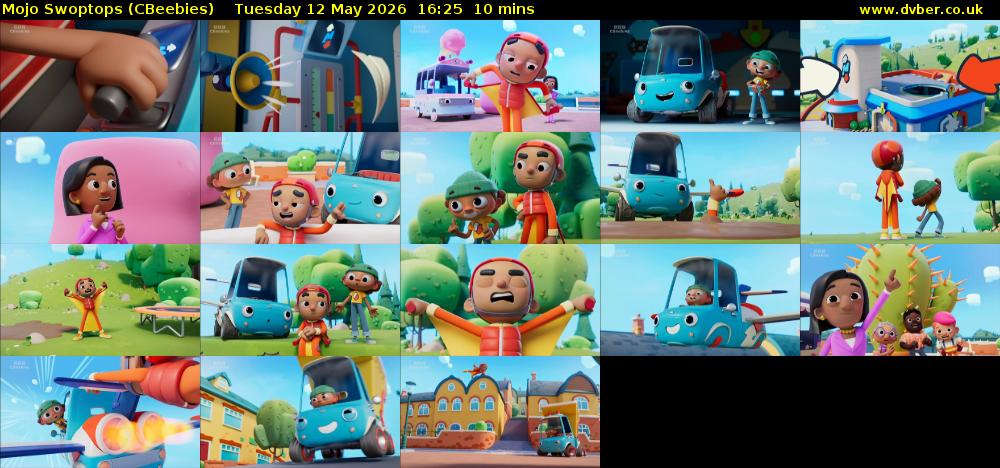 Mojo Swoptops (CBeebies) Tuesday 12 May 2026 16:25 - 16:35
