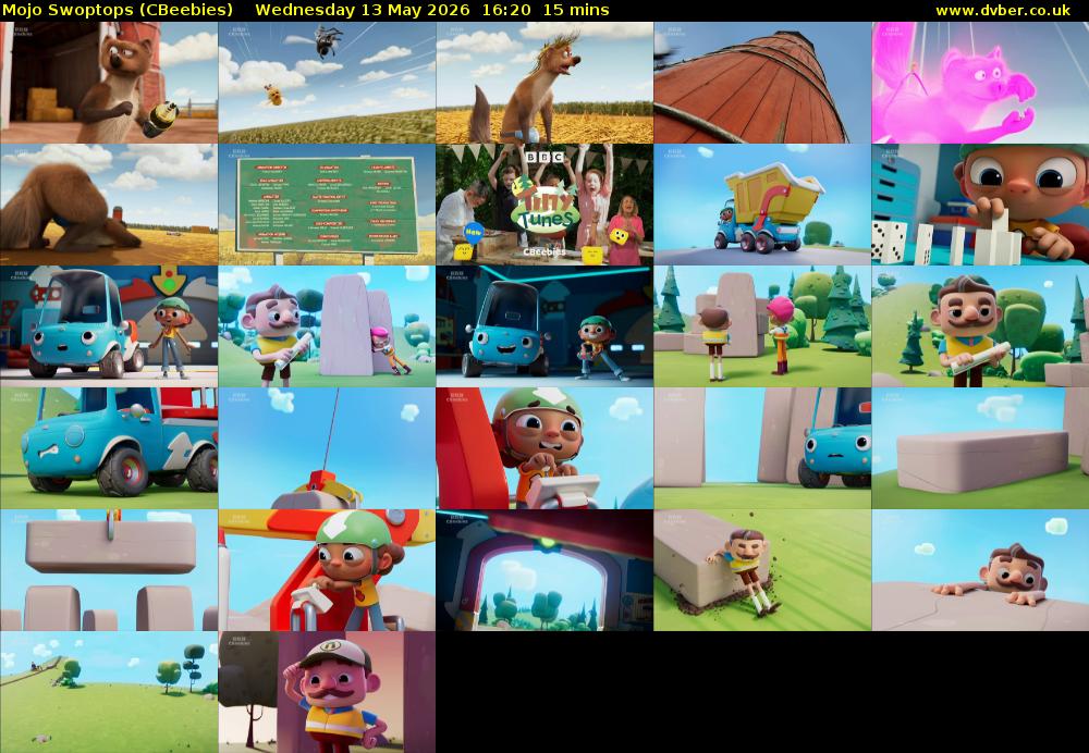 Mojo Swoptops (CBeebies) Wednesday 13 May 2026 16:20 - 16:35
