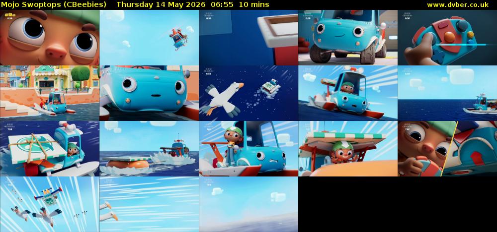 Mojo Swoptops (CBeebies) Thursday 14 May 2026 06:55 - 07:05