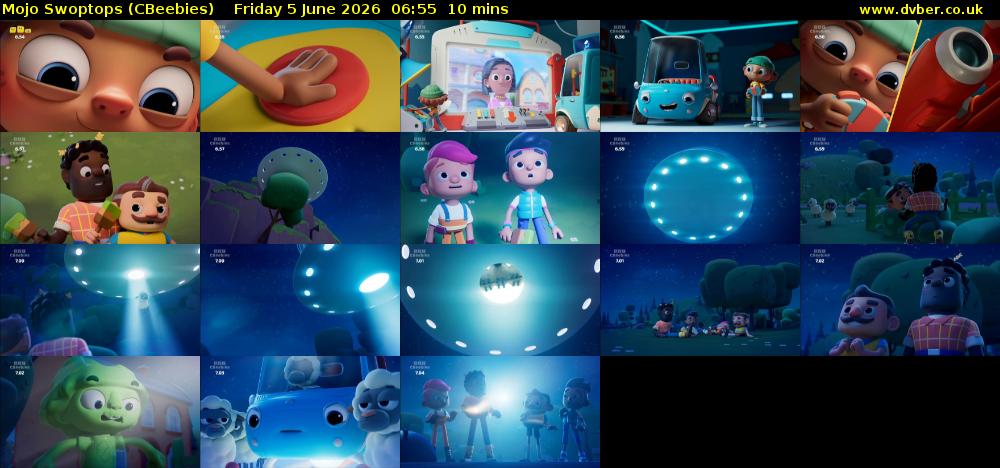 Mojo Swoptops (CBeebies) Friday 5 June 2026 06:55 - 07:05