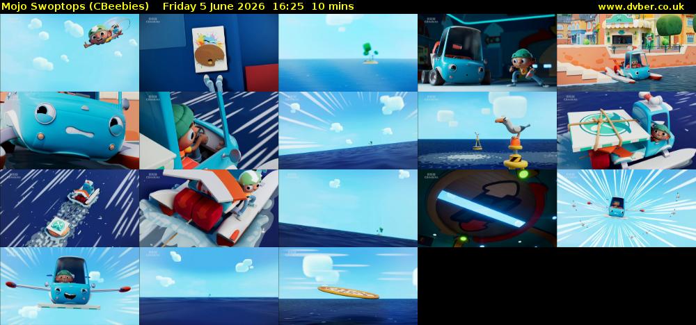 Mojo Swoptops (CBeebies) Friday 5 June 2026 16:25 - 16:35