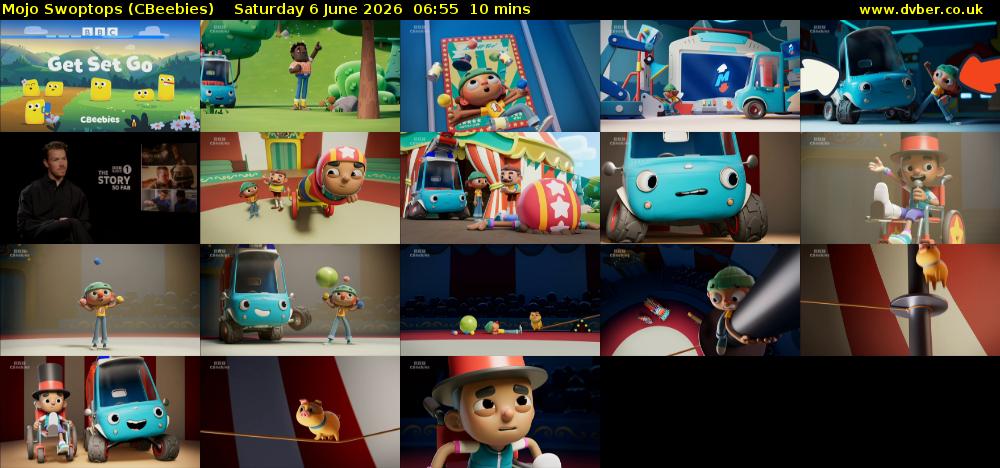 Mojo Swoptops (CBeebies) Saturday 6 June 2026 06:55 - 07:05