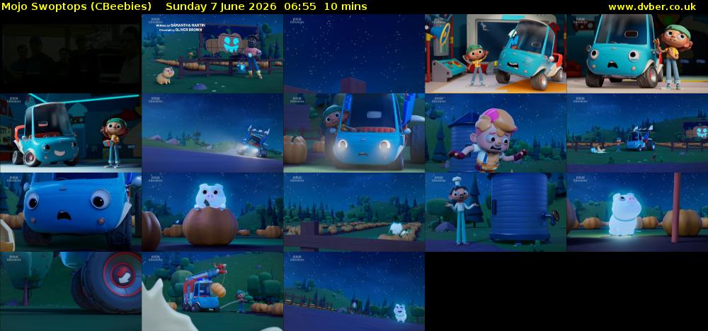Mojo Swoptops (CBeebies) Sunday 7 June 2026 06:55 - 07:05