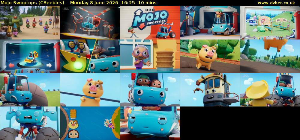 Mojo Swoptops (CBeebies) Monday 8 June 2026 16:25 - 16:35