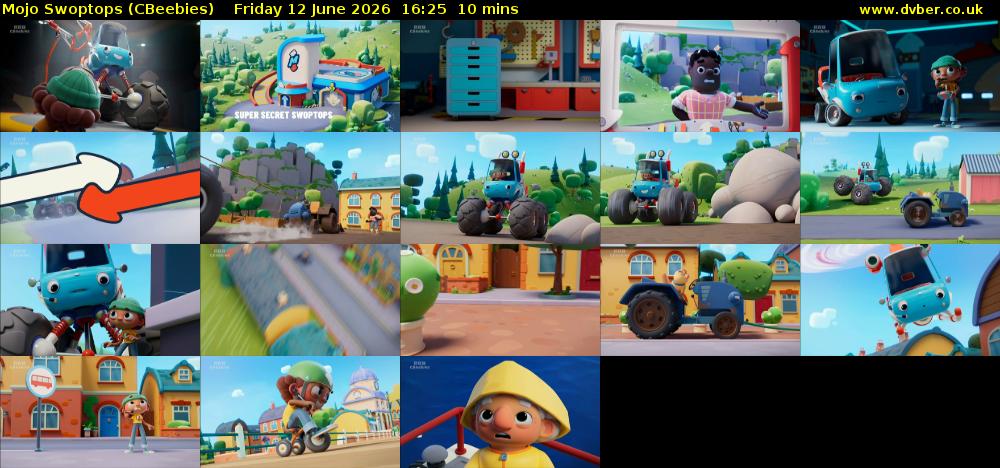 Mojo Swoptops (CBeebies) Friday 12 June 2026 16:25 - 16:35