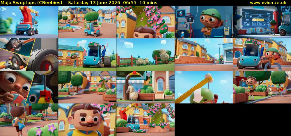 Mojo Swoptops (CBeebies) Saturday 13 June 2026 06:55 - 07:05
