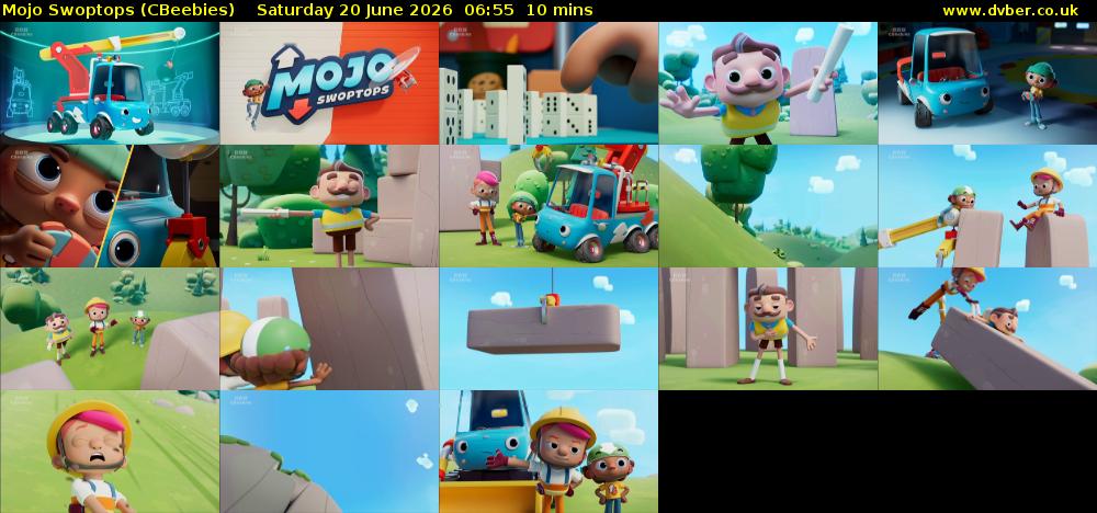 Mojo Swoptops (CBeebies) Saturday 20 June 2026 06:55 - 07:05
