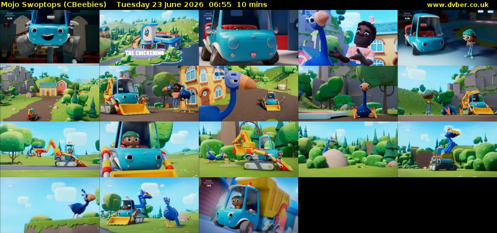 Mojo Swoptops (CBeebies) Tuesday 23 June 2026 06:55 - 07:05