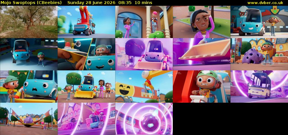 Mojo Swoptops (CBeebies) Sunday 28 June 2026 08:35 - 08:45