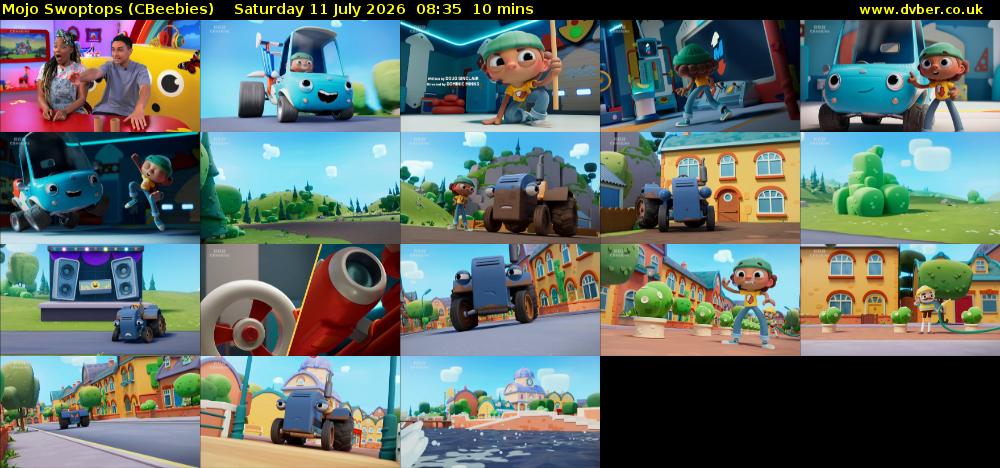 Mojo Swoptops (CBeebies) Saturday 11 July 2026 08:35 - 08:45