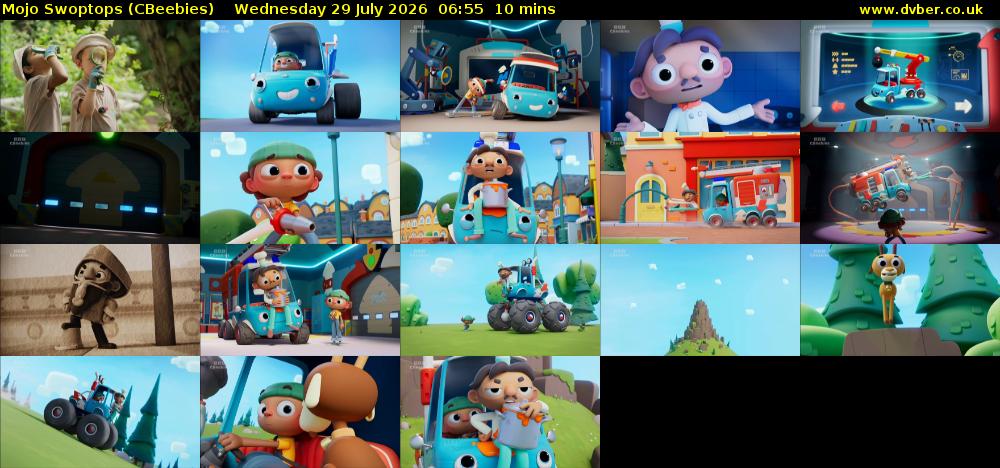 Mojo Swoptops (CBeebies) Wednesday 29 July 2026 06:55 - 07:05
