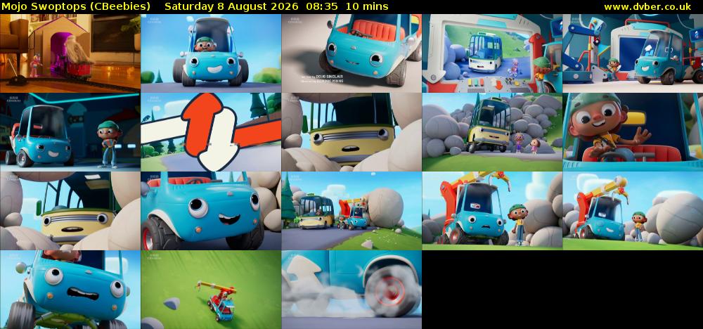 Mojo Swoptops (CBeebies) Saturday 8 August 2026 08:35 - 08:45