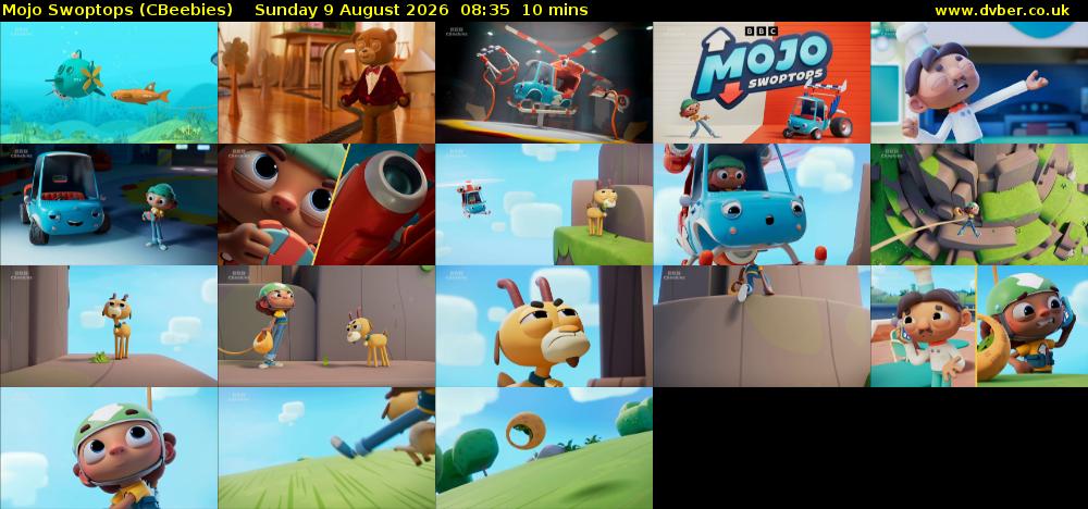 Mojo Swoptops (CBeebies) Sunday 9 August 2026 08:35 - 08:45