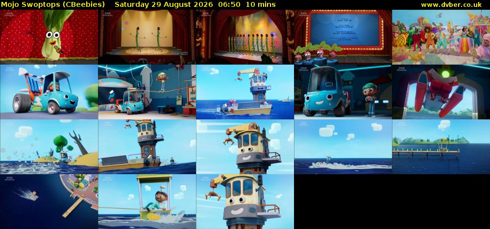 Mojo Swoptops (CBeebies) Saturday 29 August 2026 06:50 - 07:00