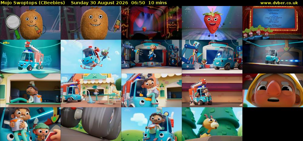 Mojo Swoptops (CBeebies) Sunday 30 August 2026 06:50 - 07:00