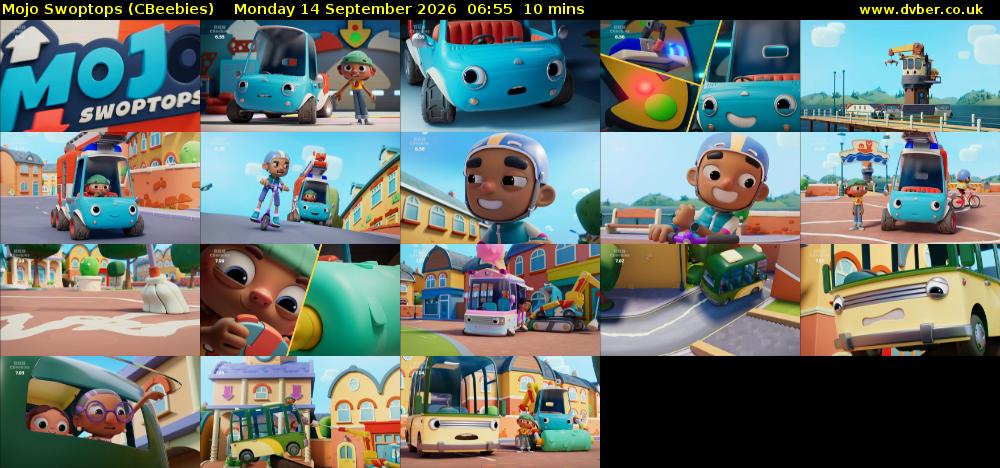 Mojo Swoptops (CBeebies) Monday 14 September 2026 06:55 - 07:05