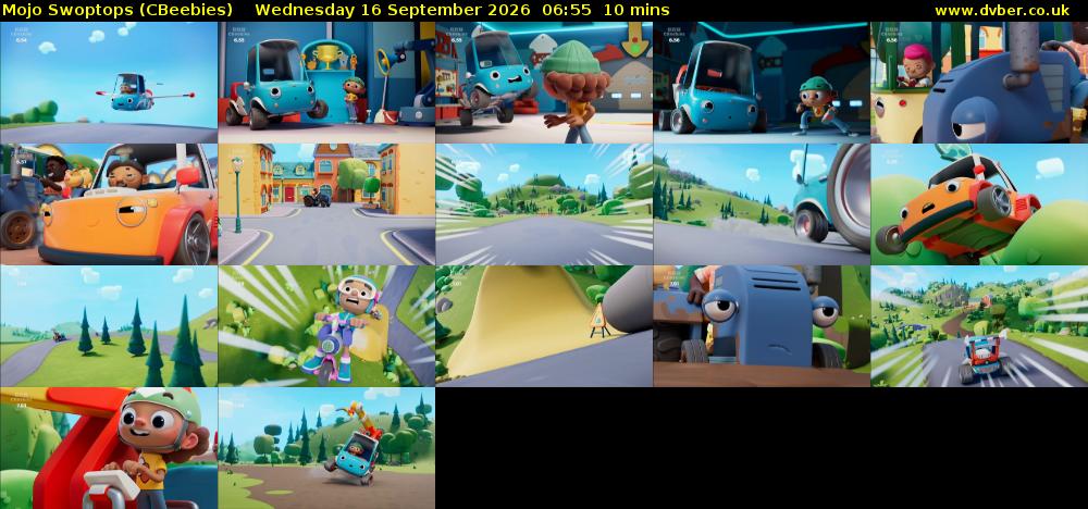 Mojo Swoptops (CBeebies) Wednesday 16 September 2026 06:55 - 07:05