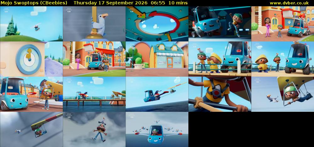 Mojo Swoptops (CBeebies) Thursday 17 September 2026 06:55 - 07:05