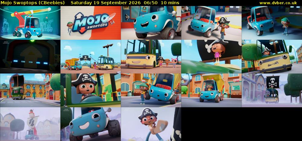 Mojo Swoptops (CBeebies) Saturday 19 September 2026 06:50 - 07:00