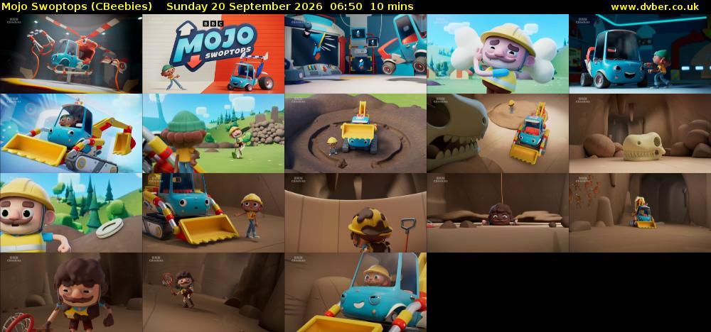 Mojo Swoptops (CBeebies) Sunday 20 September 2026 06:50 - 07:00