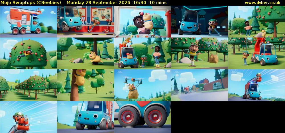 Mojo Swoptops (CBeebies) Monday 28 September 2026 16:30 - 16:40