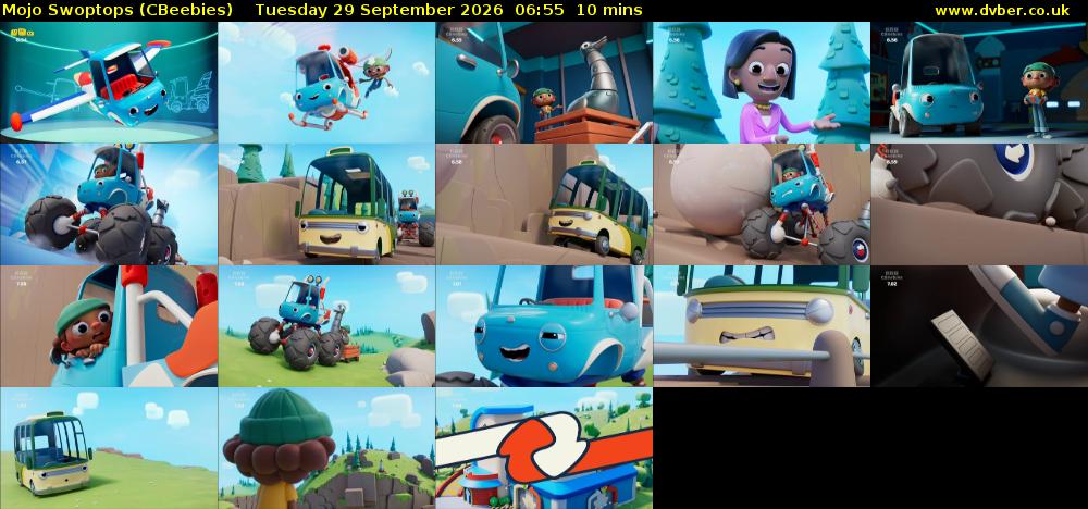 Mojo Swoptops (CBeebies) Tuesday 29 September 2026 06:55 - 07:05
