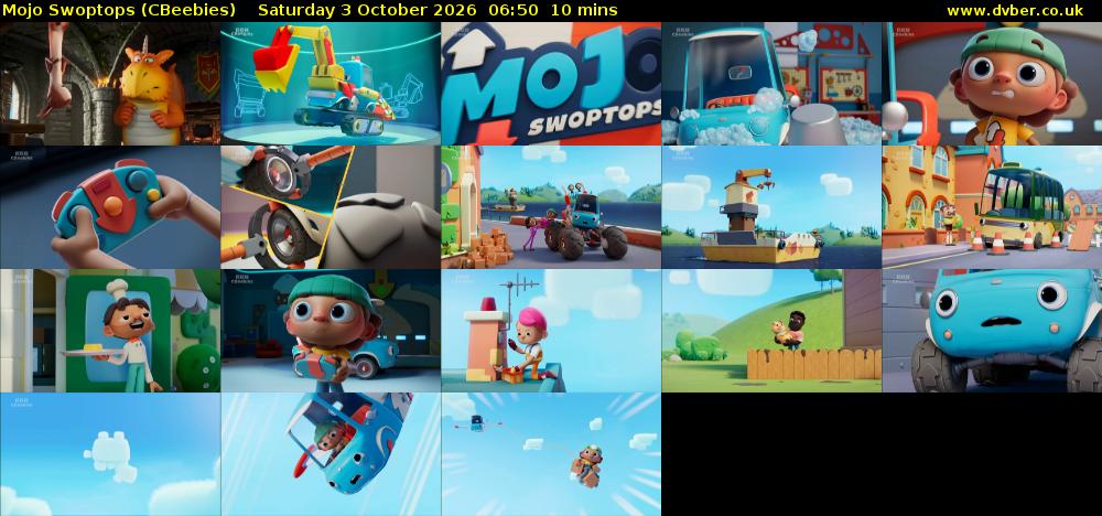 Mojo Swoptops (CBeebies) Saturday 3 October 2026 06:50 - 07:00