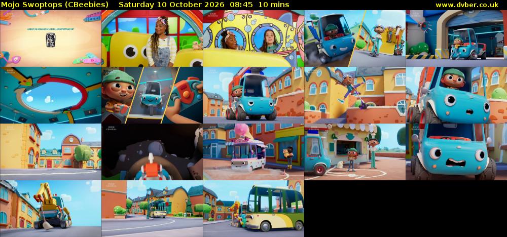 Mojo Swoptops (CBeebies) Saturday 10 October 2026 08:45 - 08:55