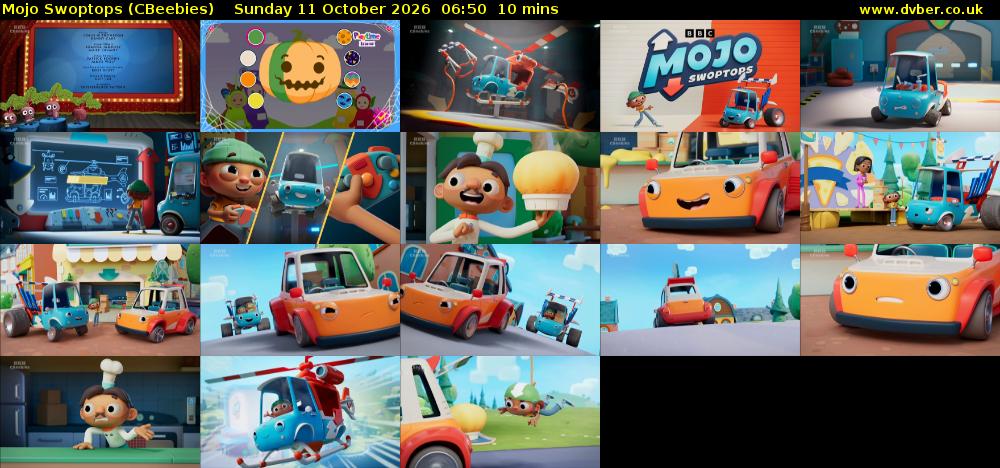 Mojo Swoptops (CBeebies) Sunday 11 October 2026 06:50 - 07:00