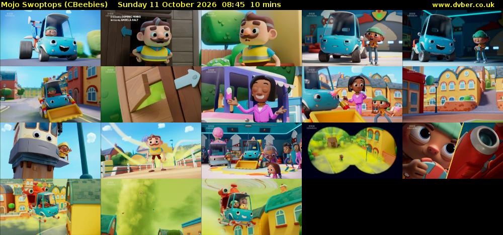 Mojo Swoptops (CBeebies) Sunday 11 October 2026 08:45 - 08:55