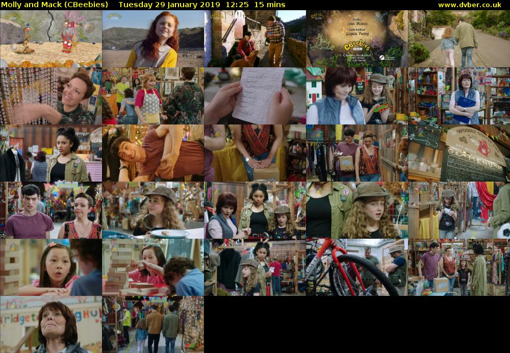 Molly and Mack (CBeebies) Tuesday 29 January 2019 12:25 - 12:40