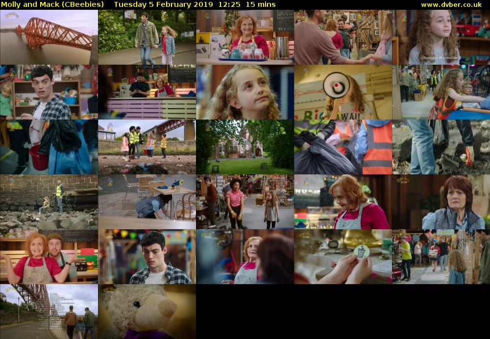 Molly and Mack (CBeebies) Tuesday 5 February 2019 12:25 - 12:40