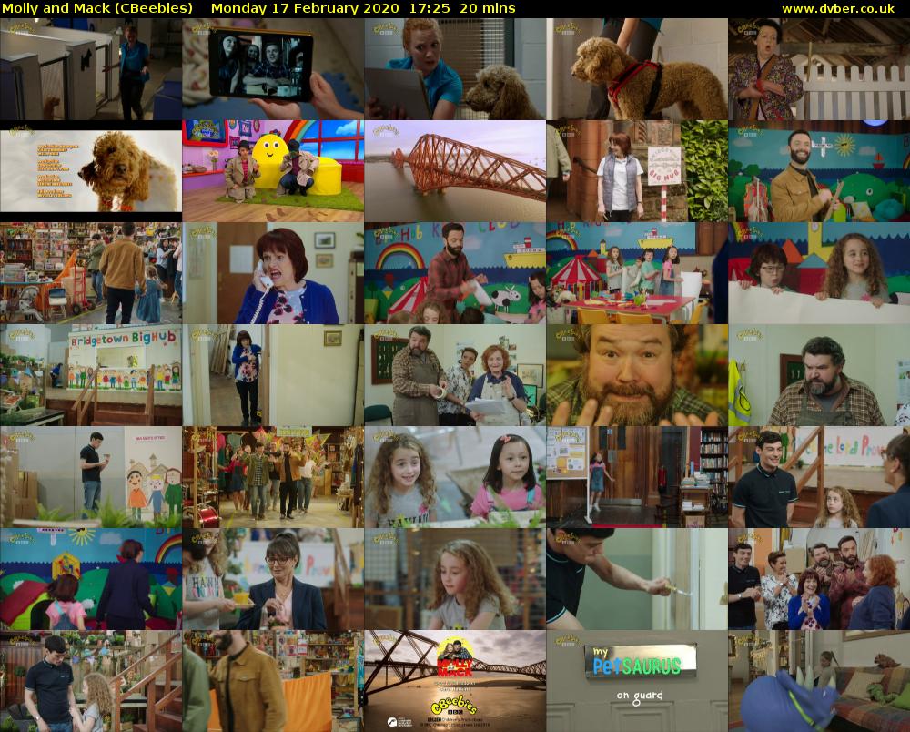 Molly and Mack (CBeebies) Monday 17 February 2020 17:25 - 17:45