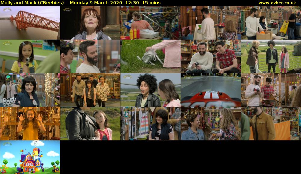 Molly and Mack (CBeebies) Monday 9 March 2020 12:30 - 12:45