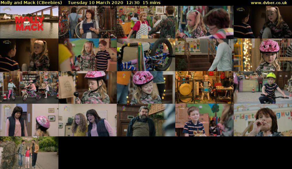 Molly and Mack (CBeebies) Tuesday 10 March 2020 12:30 - 12:45