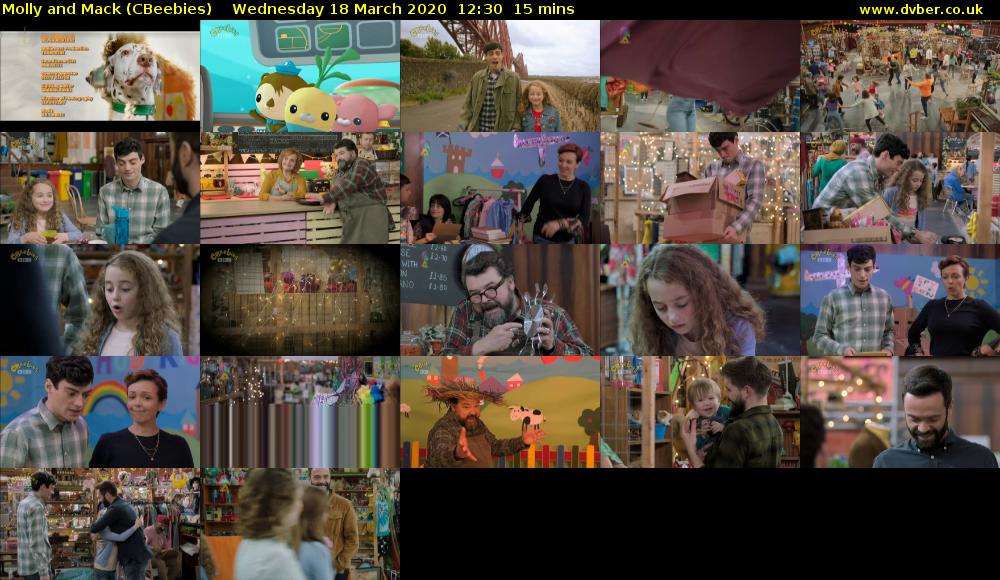 Molly and Mack (CBeebies) Wednesday 18 March 2020 12:30 - 12:45