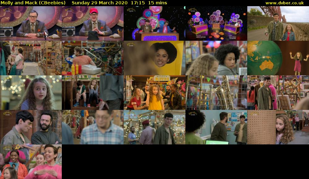 Molly and Mack (CBeebies) Sunday 29 March 2020 17:15 - 17:30