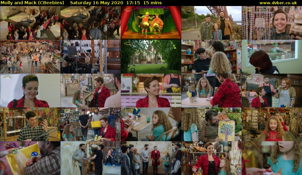 Molly and Mack (CBeebies) Saturday 16 May 2020 17:15 - 17:30