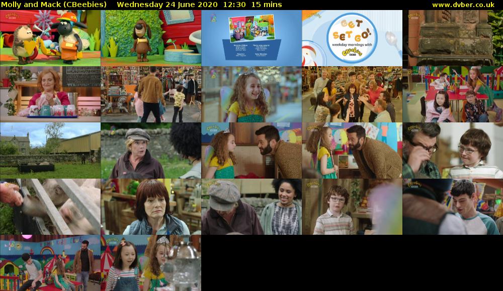 Molly and Mack (CBeebies) Wednesday 24 June 2020 12:30 - 12:45