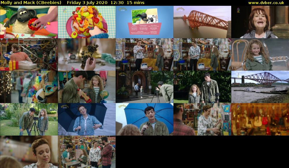 Molly and Mack (CBeebies) Friday 3 July 2020 12:30 - 12:45