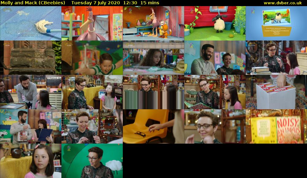 Molly and Mack (CBeebies) Tuesday 7 July 2020 12:30 - 12:45