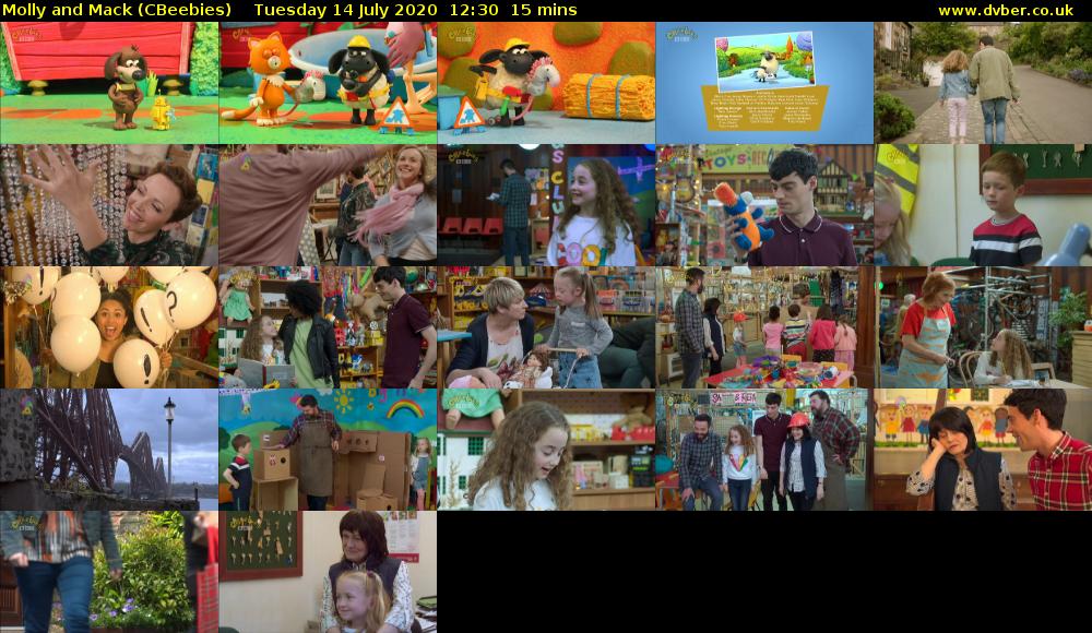 Molly and Mack (CBeebies) Tuesday 14 July 2020 12:30 - 12:45