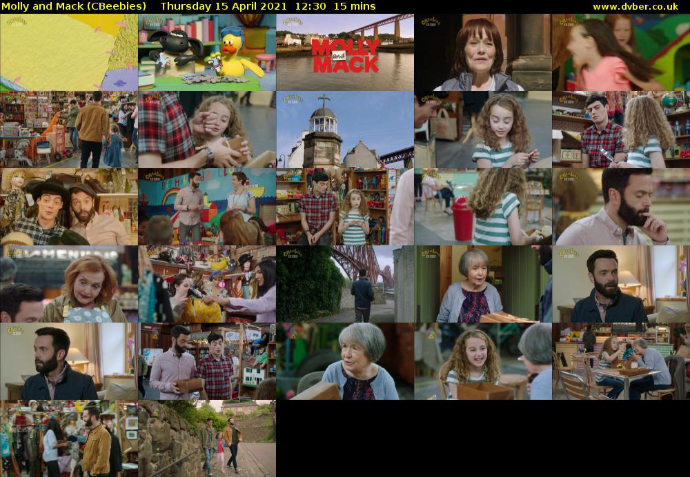 Molly and Mack (CBeebies) Thursday 15 April 2021 12:30 - 12:45