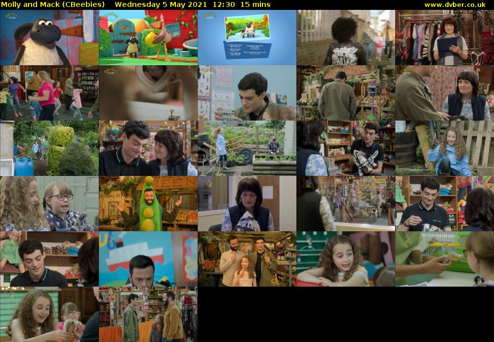 Molly and Mack (CBeebies) Wednesday 5 May 2021 12:30 - 12:45