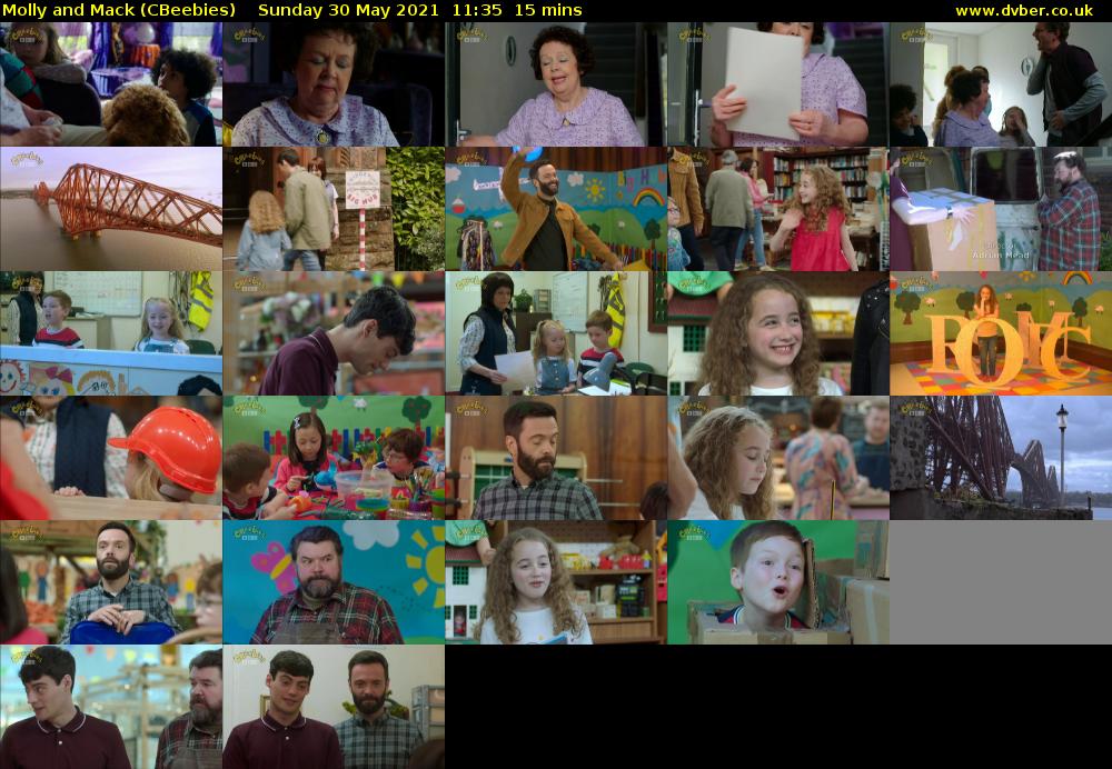 Molly and Mack (CBeebies) Sunday 30 May 2021 11:35 - 11:50