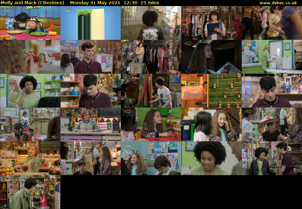 Molly and Mack (CBeebies) Monday 31 May 2021 12:30 - 12:45
