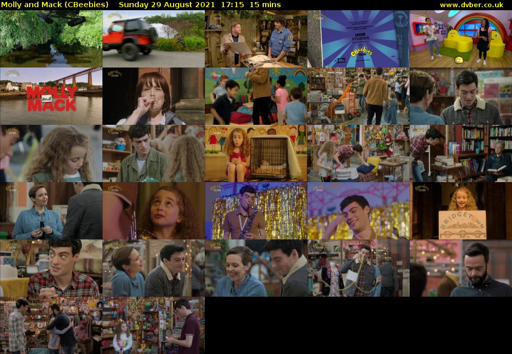 Molly and Mack (CBeebies) Sunday 29 August 2021 17:15 - 17:30