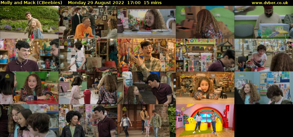 Molly and Mack (CBeebies) Monday 29 August 2022 17:00 - 17:15